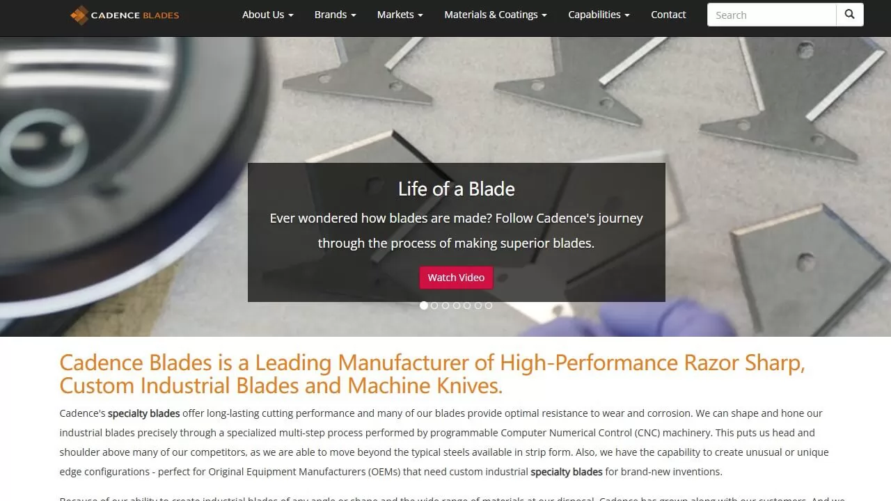 Industrial Blade Manufacturer